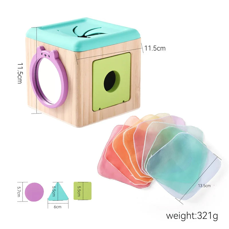 Montessori Wooden Tissue Box