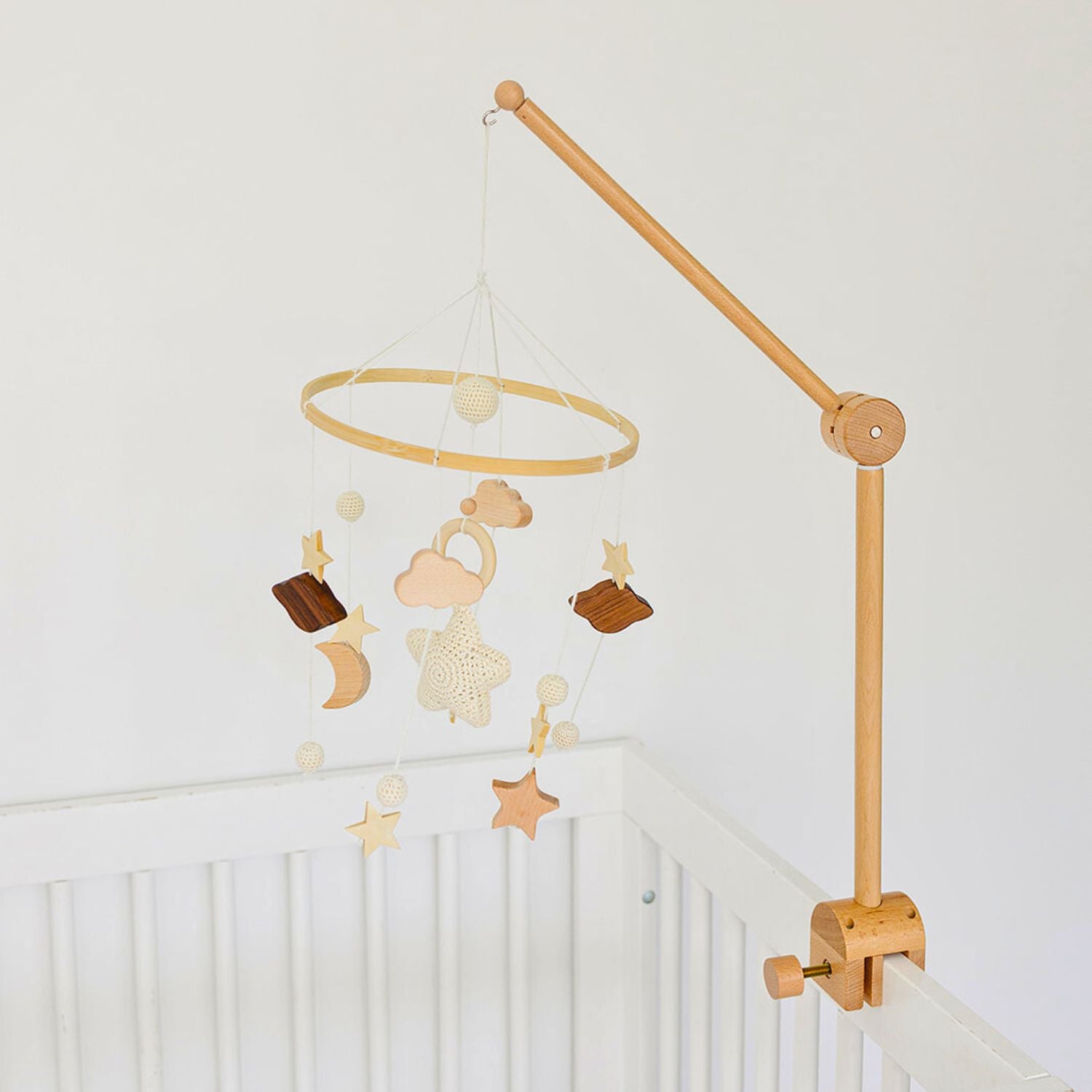 Foldable Wooden Crib Mobile Hanger