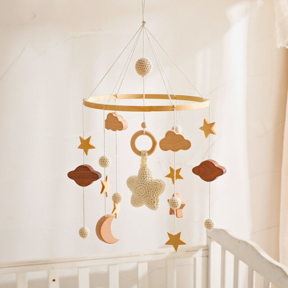 Wooden Baby Mobiles & Hangers For Crib 