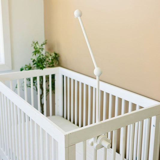 White Crib Mobile Hanger