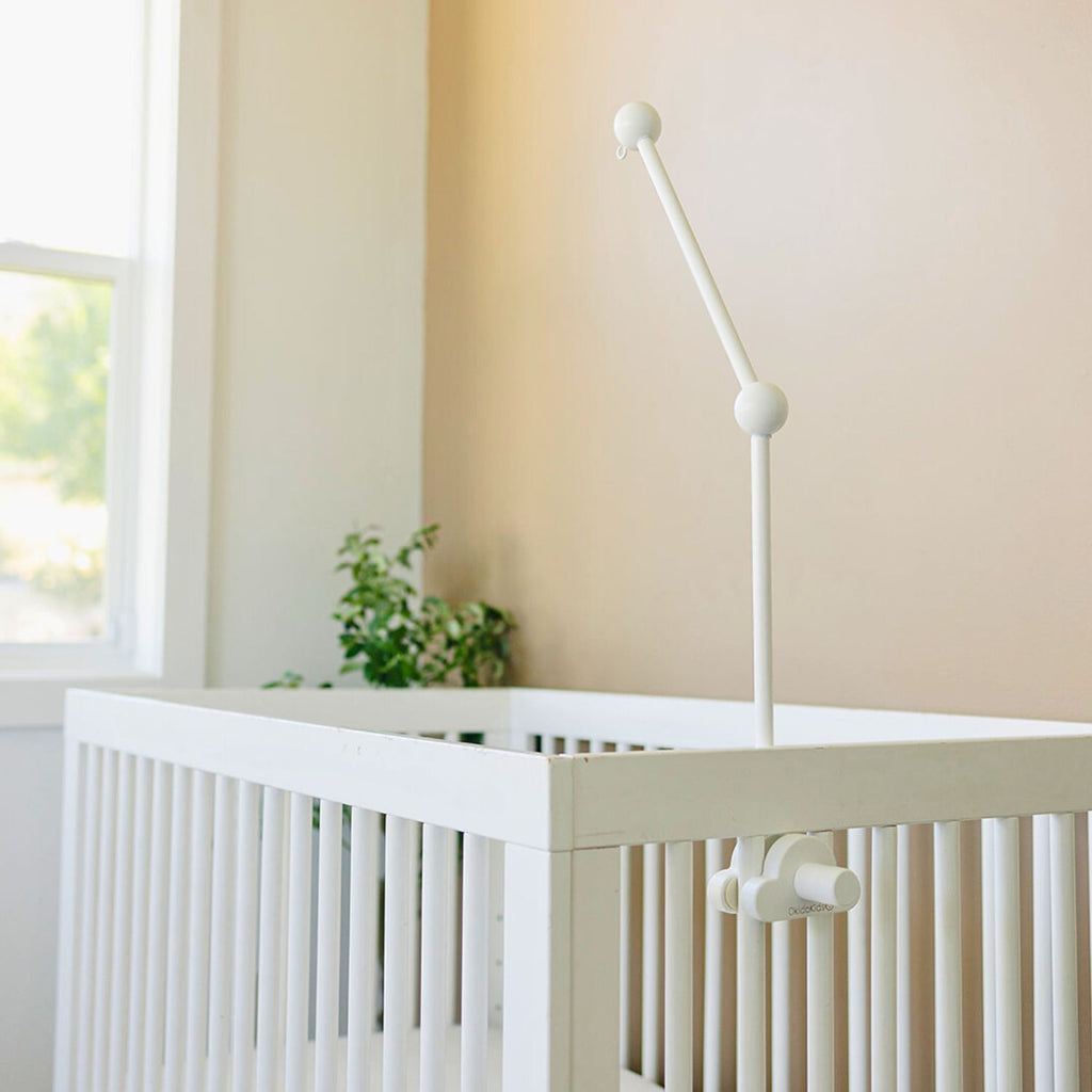 White Crib Mobile Hanger