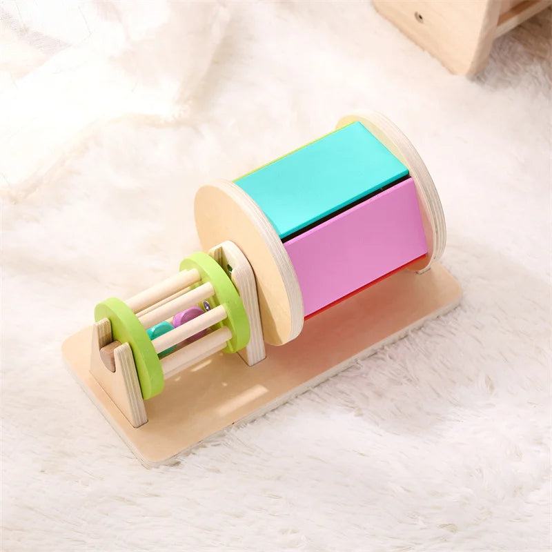 Montessori Wooden Drum Toy