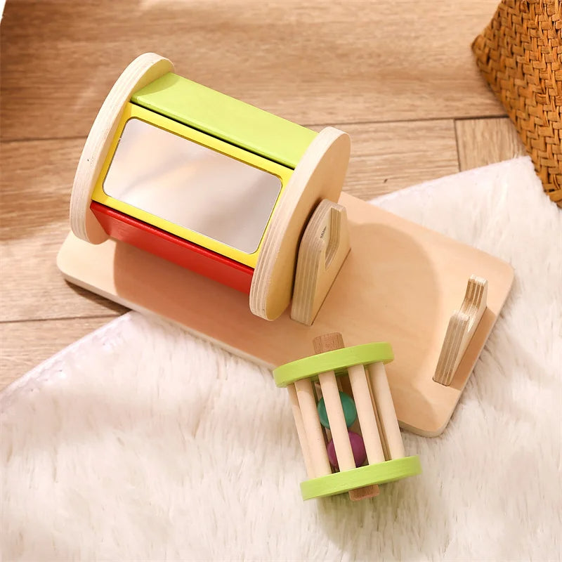 Montessori Wooden Drum Toy