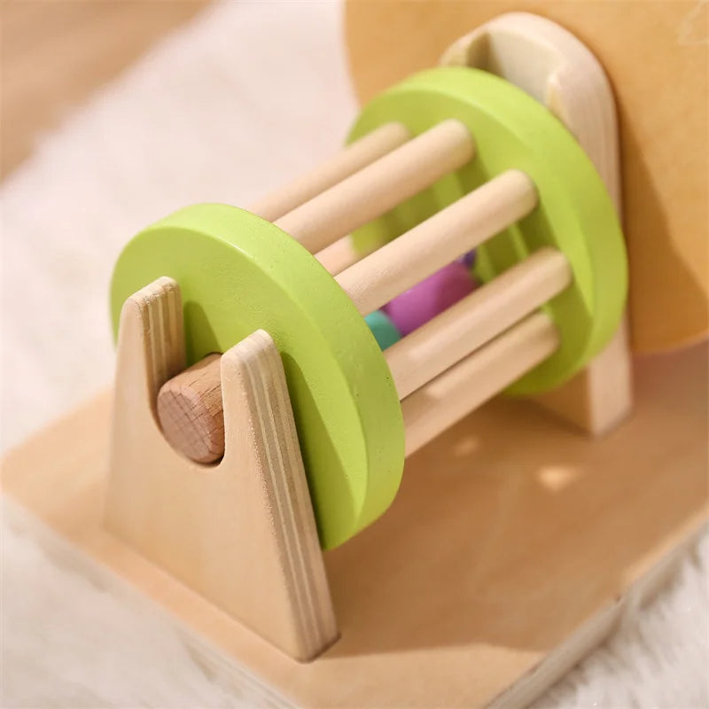 Montessori Wooden Drum Toy