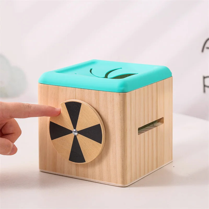 Montessori Wooden Tissue Box