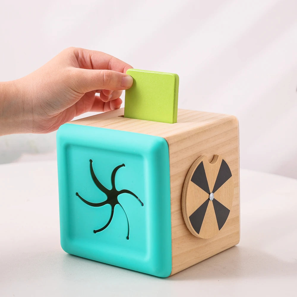 Montessori Wooden Tissue Box
