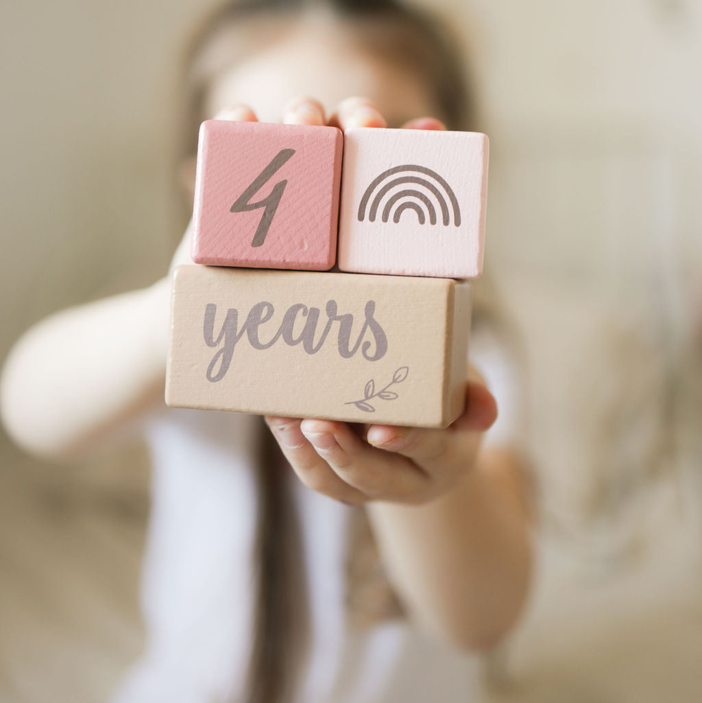 Blocs de bois Milestone - Roses